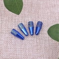 thumbnail image 2 of 5 tapones de aluminio para válvulas Presta de alta presión para bicicleta (azules), 2 of 5