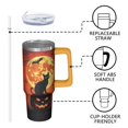 thumbnail image 3 of Halloween Gothic Witch 30 Oz Tumbler with Handle and Straw, Spooky Stainless Steel Insulated Cup Gift, 3 of 5