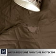 thumbnail image 3 of DriftAway Sofa / Loveseat Pet-Friendly Slipcovers Polyester Slipcovers, Brown, 3 of 5