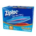thumbnail image 5 of Ziploc Easy Open Tabs Freezer Quart Bags (216 ct.), 5 of 7