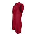thumbnail image 4 of Men's Shapewear Full Zip Vest for Fitness Training and Dance Performance with Neck Design High-Compression Texture Enhanced Support Seamless Underlayer Durable Construction, 4 of 7