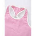 thumbnail image 5 of Sinleey Kids Girls Tennis Golf Dress and Shorts Sets Sleeveless Ballet Dance Leotard Sportswear Pink 8, 5 of 7
