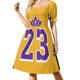 thumbnail image 1 of Vestido de manga corta de local LeBron King 23, vestidos elegantes para fiesta de graduación., 1 of 7