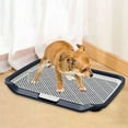thumbnail image 1 of Almohadilla de Tren para Orinal para Perros de Interior, Orinal de Entrenamiento para Mascotas con Rejilla de Malla, Soporte para Almohadilla de entre, 1 of 8