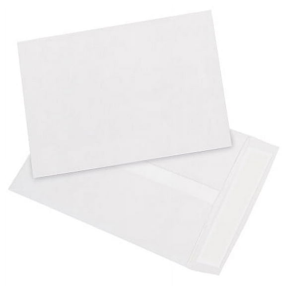 7 1/2 x 10 1/2" White "End" Self-Seal Flat Tyvek® Envelopes 100 Per Case