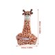 thumbnail image 2 of KAKOWELY Sombrero de jirafa de dibujos animados, adorable sombrero con forma de jirafa, sombrero de animal de peluche, accesorio para fotos, 2 of 4