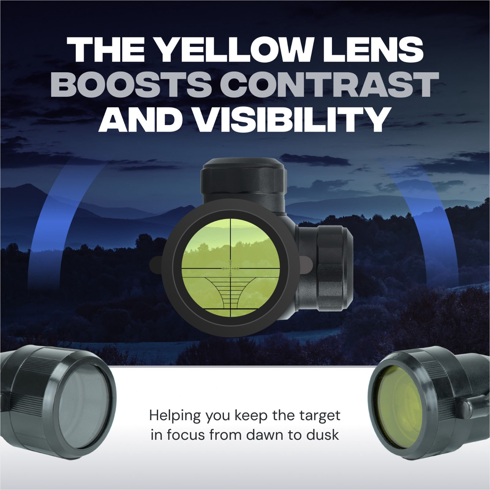 Ballista 4x32 Viper Eye Crossbow Scope with 2 Mounts Fits 20 mm Picatinny Rail