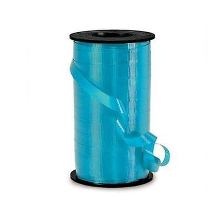 - 6 Unit Caribbean Blue Curling Ribbon 3/8
