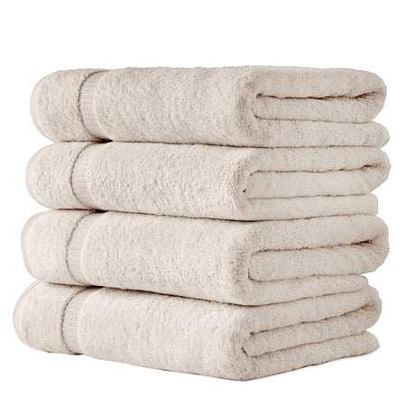 - Royal Turkish Towel Luxury 700 GSM Turkish Cotton Bath Towel (set of 4)