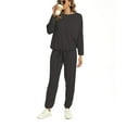 thumbnail image 6 of yievot Lounge Sets for Women Two Piece Long Sleeve Tops and Pants Pajama Loungewear Ladies Sleepwear Sets, 6 of 6