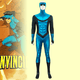 thumbnail image 1 of Traje de Cosplay Invincible Invincible Mark Grayson Cosplay traje de fiesta azul y negro Jumpsuit Season 3 Hero Cool Anime Cosplay regalos Cosplay accesorios para fiestas y disfr. (Adultos:L, Azul), 1 of 9