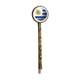 thumbnail image 1 of Broche de metal retro Copa Mundial de fútbol bandera nacional de Uruguay, 1 of 3