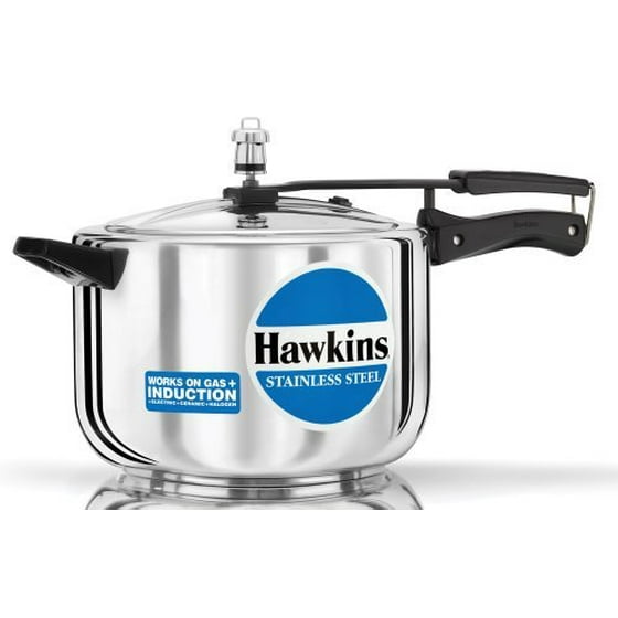 Hawkins Stainless Steel 8.0 Litre Pressure Cooker