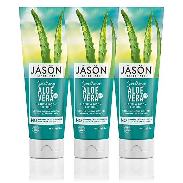 JASON Soothing 84% Aloe Vera Hand and Body Lotion (IASC Certified), 8 Ounce  Bottle (Pack of 3) - Walmart Business Supplies