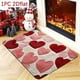 thumbnail image 4 of Felpudo de bienvenida de San Valentín con corazones rojos y rosas | Alfombra antideslizante para interior y exterior, ideal para porche, puerta y entrada | Tapete decorativo de 40 x 60 cm, 4 of 7