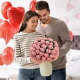 thumbnail image 5 of ROSEKIND 63'' Rose Flower Bouquet Blanket, Soft and Lightweight Knitted Throw Blankets, 5 of 7