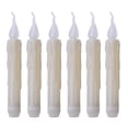 thumbnail image 2 of White Plastic Tabletop Light for Decor Creative Candle Design Christmas Atmosphere 6 Pieces, 2 of 5