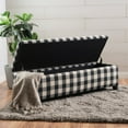 thumbnail image 2 of Modern Fabric Upholstered Storage Ottoman, Removable Lid Linen Footrest for Bedroom,Office,Living Room, Bench with Hidden Space for Blankets,Books,Toys,  for Bedroom, 2 of 12