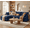 Blue, variant on 75'' Loveseat with Ottoman for Small Space, Noelse L Shaped Cloud Couches with Deep Seats, 2 Seater Love Seat Sofa with Washable Corduroy Cover for Living Room Bedroom, Beige
