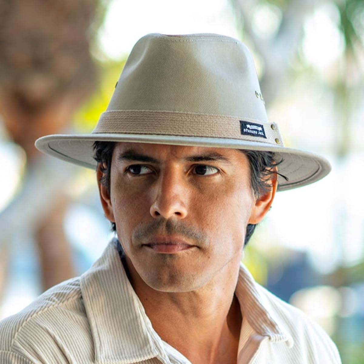 Panama Jack, Men's Safari Sun Hat, Khaki, 2 1/2