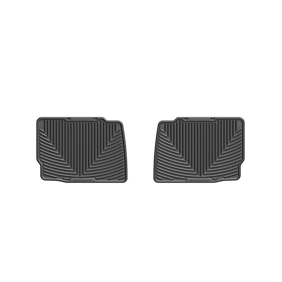 WeatherTech All-Weather Floor Mats compatible with MKZ, Fusion - 2nd Row, Black