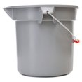 thumbnail image 3 of "14 Quart Round Utility Bucket, Plastic, Gray, 12"" dia | Bundle of 2 Each", 3 of 4
