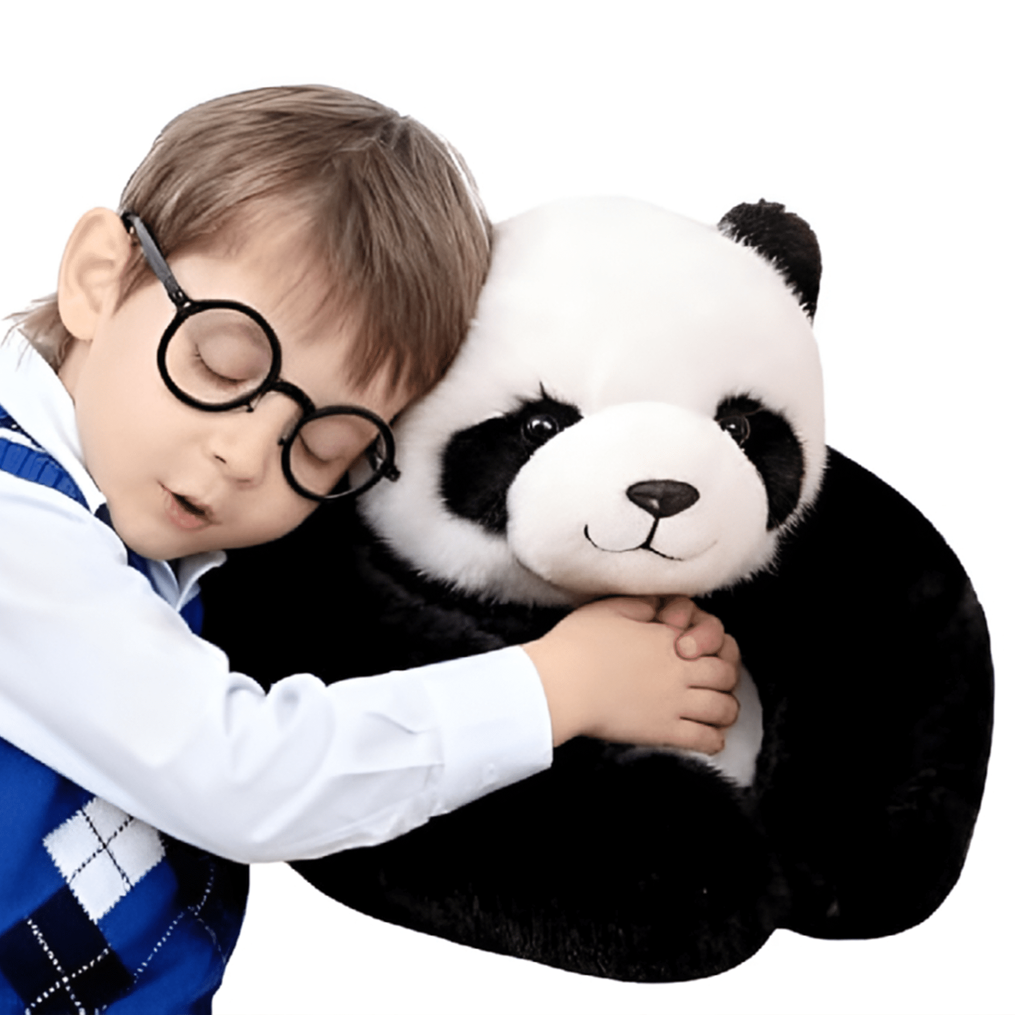 BESTSKY 2026 New Weighted Panda Stuffed Animal,Panda Stuff Soft Washable Comfort Animals Soft Hugging Pillow for Bedroom,Playroom,Bed,Sofa with 3 Size,Fit Kids & Adults