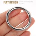 thumbnail image 4 of SUTENGDA 10pcs Flat Key Rings Metal Split Circles Key Chain Making Rings DIY Circle Rings, 4 of 5