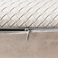 thumbnail image 5 of Phantoscope Modern Faux Leather Woven Square Cusion Solid Accent Decorative Throw Pillow for Couch, 12" x 20", Beige, 2 Pack, 5 of 7