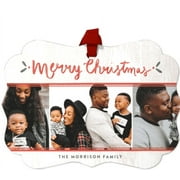 Customizable Photo 4x2.875 Winsome Bamboo Ornament