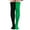 Green, variant on FAIWAD Women's Over Knee High Socks Slim Stretchy Thigh High Socks Stockings for Dresses Girls Colored Footed Tights