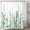 Green, variant on Green Floral Shower Curtain, Waterproof Fabric Watercolor Eucalyptus Plant Leaves Shower Curtains Set Bathroom Decor for Bathtubs with 12 Hooks, Weighted Hem, Durable, Washable