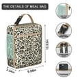 thumbnail image 3 of Texture Insulated Lunch Bag Box Women Reusable Lunch Bag Lightweight Lunchbox Picnic Hiking, 3 of 6