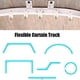 thumbnail image 3 of 1-5 metros techo flexible cortina curva pista cortina de techo flexible #yg, 3 of 5