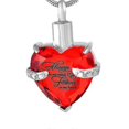 thumbnail image 1 of Collar de urna de cremación Yashi Por siempre en mi corazón Rojo Código de modelo 24686, 1 of 2