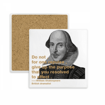 

Shakespeare Hamlet Art Deco Fashion Coaster Cup Mat Mug Subplate Holder Insulation Stone