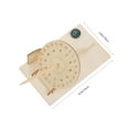 thumbnail image 3 of 1 Ensemble d'Horloge à Cadran Solaire Modèle de Solarium Modèle de Cadran Solaire Jouet Scientifique DIY, 3 of 8