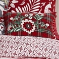 thumbnail image 2 of Oscar & Grace Bretton Woods by Levtex Home - Decorative Pillow (14x18in.) - Flower - Red, White, Green, Black, 2 of 3