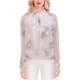 thumbnail image 2 of Vince Camuto Blusa de gasa para mujer, Púrpura, XS Vince Camuto Pull-over, 2 of 2