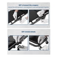 thumbnail image 2 of Danolapsi 2-in-1 Foldable Garage Creeper Shop Seat,36" z-Creeper Seat on Wheels, 330 LBS Capacity Automotive Mechanic Repair Under Car Rolling Creeper Seat with 6 Swivel Casters, 2 of 7
