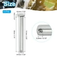 thumbnail image 2 of Uxcell Single Hole Clevis Pins 304 Stainless Steel Flat Head Pin for Hitch Pin Lock Link Hinge Systems 4 10 x 80 x 74.3 mm, 2 of 7