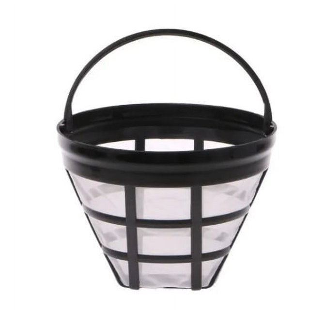 Premium Stainless Steel Coffee Filter for Mr. Coffee Machines - White Reusable Filter Accessory, Enhances Coffee Taste, Durable, Easy to Install, Ideal for Daily Use, Retro Kitchen Compatible