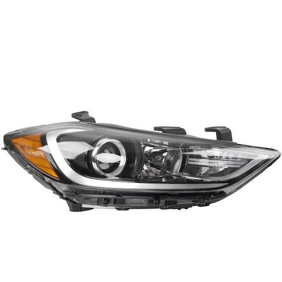 Right Headlight Assembly - Compatible with 2017 - 2018 Hyundai Elantra