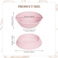 thumbnail image 3 of MYMULIKE  Round Silicone Banneton Bread Proofing Baskets, Mini Banneton Baskets Set of 4, Small Banneton Bread Proofing Baskets, Non-Stick Silicone Banneton Baskets for Sourdough Baking, 3 of 8