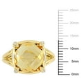 thumbnail image 2 of Everly Women's Citrine and Topaz Yellow Gold Plated Ring, 2 of 7