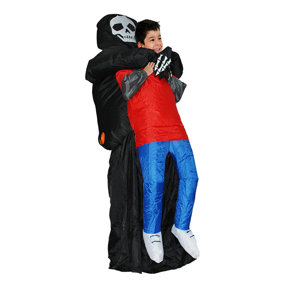 Scary Halloween Inflatable Costume Blow Up Suit Party Fancy Dress Cosplay Outfit