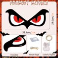 thumbnail image 2 of Halloween Decorations Spooky Eyes Lights, 21 Inch Large Wooden Halloween Window Eye Lights with 7 Color Modes and USB/Battery Operated for Home, Wall, Window, Trees Halloween Décor, 2 of 9