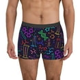 thumbnail image 1 of Fotbe Chemistry Science Calzoncillos Tipo Boxer con Bolsa de Soporte Total para Hombre, X-Temp Fresco, Transpirable y de Secado Rápido-Medium, 1 of 5