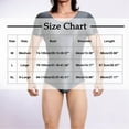 thumbnail image 2 of Mens Glossy Stretchy Bodysuit Solid Color One Piece Slim Fit Jumpsuit Briefs Underwear, 2 of 3