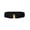 Black, variant on Women's Sequin Elastic Waist Belt with Gold Tone Clasp - Small/Medium, Mardi Gras